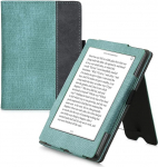 kwmobile Flip Case &uuml;hilduv Kobo Aura Edition 2'ga - K&auml;terihm - Kaane Mint Green Dark Grey