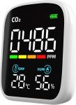 WiFi Indoor Carbon Dioxide Sensor Portable Device for Monitoring Air in Various Settings (without WiFi)