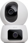 Isiwi Twin Outdoor Camera Wi-Fi IP 2K 3MP 【Double Optics】, PTZ, Security Camera, Automatic Tracking of People, 2.4/5 GHz, Night Vision Colours, Audio, SD Cloud NVR Recording
