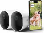 Arlo Pro 5 WLAN v&auml;livaatluskaamera X3 + sertifitseeritud SmartHub, 2K UHD, must, t&auml;iustatud v&auml;rviline &ouml;&ouml;vaatlus, 160&deg; vaatenurk, 2-suunaline heli, koos turvalise plaani testperioodiga