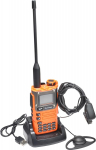 QUANSHENG UV-K6 raadio 5W Walkie Talkie pikamaa laetav k&auml;siraadio t&auml;iskasvanutele politseiraadio FM, NOAA, C-t&uuml;&uuml;pi laadimine, 200 kanalit (UA-K6 koos D01CK-ga)
