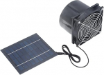 Solar Fan, Solar Powered Fan, Outdoor Solar Fan, Solar Attic Fan, Energy Saving Extractor Fan with 5W Solar Panel for