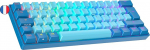 Ranked N60 Nova mehaaniline 60-protsendiline klaviatuur, Hotswap m&auml;nguklaviatuur, 62 programmeeritavat klahvi RGB valgustusega, PC/Mac Gamer, AZERTY prantsuse (sinine, Gateron Pro kollane)