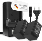 CELLONIC 2 x Panasonic HC-X1000, HC-MDH3, AG-AC8, CGA-D54 - (4400 mAh, 7,4 V) + laadija 2 x Panasonic HC-X1000, HC-MDH3, AG-AC8, CGA-D54 kaamera aku