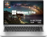HP EliteBook 645 G10 Business Laptop, 14-tolline FHD (1920 x 1080), AMD Ryzen 5 7530U, 16 GB RAM, 512 GB SSD, USA klaviatuur QWERTY, Windows 11 Pro (renoveeritud)