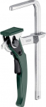 metabo FSSZ Kiirkinnitus klamber juhtsiinidele 12 x 8 mm, 160 mm kinnitusk&otilde;rgus - turvaline hoidmine vibratsioonide korral, tarvik k&auml;sits&uuml;kersaagile, &uuml;hilduv paljude tootjatega