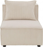 Juskys Domas Central Diivan - Modulaarsed diivanid Cord Beige - Pehmendusega elutoa diivan - Modulaarsed diivanid 130 kg kandev&otilde;imega - Diivanikomplekt elutoa maastikule