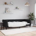 Homgoday must sametist diivanvoodi 90 x 200 cm struktuur diivanvoodi k&uuml;lalistetoa m&ouml;&ouml;bel vastupidav &uuml;he t&uuml;&uuml;bi 3 voodit ja liistudega raamide m&ouml;&ouml;bel
