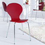 Retro Lounge Design klassikaline tool Jacobsen Red