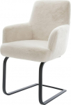 DELIFE Heira Flex kiiktool k&auml;etugedega Cantilever tool Flat Black Plush Cream White Pocket Spring Core