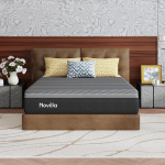 Novilla Coolmax madrats 160 x 200 cm 7-tsooniline geel- ja Greentea-m&auml;luvahuga k&uuml;lma vahuga madrats jahutava kangaga, H3 ja H4 Medium Firm, 25 cm k&otilde;rgus, &Ouml;ko-Tex sertifitseeritud, hingav ja pestav kate.