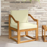 Moderne Outdoor Sofagarnitur aus langlebigem Akazienholz als Gartenm&ouml;bel Set f&uuml;r eine Moderne Garten Sofagarnitur aus Massivholz Akazie und langlebige Terrassenm&ouml;bel Akazie