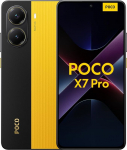 Xiaomi Poco X7 Pro nutitelefon 8+256GB kollane 50MP peakaamera OIS-iga, 6000mAh (t&uuml;&uuml;p) aku 90W HyperCharge, IP68, AI-funktsioonid (ilma laadijata) 2-aastane garantii