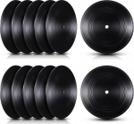 T&uuml;hjad vin&uuml;&uuml;lplaadid, 7-tolline CD toa kaunistamiseks, CD seinakaunistus, vin&uuml;&uuml;lplaadid, dekoratsioonid, iseseisev toa sisustus, magamistoa sisustus, DIY projektid (24 Pack)