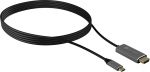 ICY BOX IB-CB020-C aktiivne USB-C HDMI-kaabel (1,8 m), UHD (2160p), HDCP 2.2, konverter, must