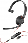 Plantronics Blackwire C5220 Stereo-k&otilde;rvakomplekt USB C-liidesega arvutile - must