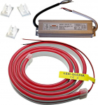 12 V / 230 V (toiteallikas) LED ribavalgus p&otilde;randaalune valgustus Saunalamp soe valge 3 m