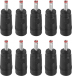 ECSiNG 10tk DC Power Plug Adapter 5.5x2.1mm Female to 3.5x1.35mm Male Converter v&auml;ikestele elektroonilistele projektidele CCTV rakendustele