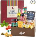 Gepp's Feinkost Happy Birthday kingikorv, kingiidee s&uuml;nnip&auml;evaks, kingikarp t&auml;is Itaalia pasta, &scaron;okolaadi, voolikud jne, s&uuml;nnip&auml;evakingitus naisele ja mehele.