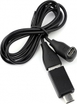 USB-laadimiskaabel koos USB-C adapteriga Garmin Golf GPS-kelladele, &uuml;hildub Approach G12 S10 S12 S40 S42 S60 S62 S70 X10-ga