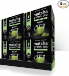King Cup - 4 pakki 10 suhkruvaba Matcha teekapslit, 40 kapslit, 100% &uuml;hildub Nescaf&egrave; Dolce Gusto Matcha teejoogi s&uuml;steemiga, gluteeni- ja laktoosivaba.