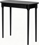Console Table mit Verdeckter Griff Schublade, Konsolentisch mit Bodenverst&auml;rkung, Geeignet f&uuml;r Flur, Wohnzimmer(Black)