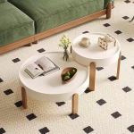 Generisch Runder Couchtisch Im Landhausstil, Mitteltisch-Set, Wohnzimmertisch, Couchtische for Das Wohnzimmer