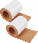 Cork Strips for Walls, 20 x 200 x 0.1 cm, Pack of 2, Peel and Stick Brown Cork Board with Backing, Wall Decoration, DIY Bulletin Boards, Self Adhesive