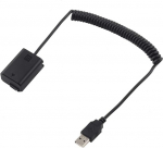 Hersmay 5V 2A USB Power Supply with NP-FW50 Dummy Battery AC-PW20 for Sony NEX-3/5/6/7 Series A7 A7II A7R A7S A7RII A7SII A33 A37 A35 A6000 A6100 A6300 A6400 A65 000 00