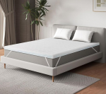 EGO Home madratsipealne 100 x 200 cm, 7-tsooniline ergonoomiline madratsipealne, &Ouml;ko-Tex sertifitseeritud, 7 cm k&otilde;rgune madratsipealne 100 x 200 cm Box Spring voodile, Pocket Spring madratsile, diivanvoodile.