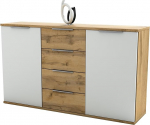 m&ouml;belando Constantin I Sideboard Sideboard Sideboard seisev kapp sahtlikapp Wild Oak / White
