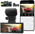 Dash Cam auto eesmine tagumine 4K + 2K, 5GHz WiFi & GPS Dash Cam, Dual Dash Cam auto 3,16-tollise puuteekraaniga, &ouml;ine n&auml;gemine, 170&deg; lai nurk, WDR, G-sensor ja Loop salvestus
