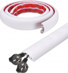 hankekaart Kaablikate, p&otilde;randakate, 1.2m, laius 1.5cm x k&otilde;rgus 2.3cm, sisemine &uuml;hendus, PVC peidus, pikenduskaabel, p&otilde;randakaabel, varjamine, kaitse kaabli v&auml;ljap&auml;&auml;su v&auml;ltimiseks