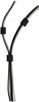 R-Go Tools kaablihoidikud - korduvkasutatavad kaablipaelad - 10 tk - mustad