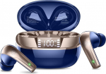Bluetooth Kopfh&ouml;rer, Kopfh&ouml;rer Kabellos Bluetooth 5.4 HiFi-Klangqualit&auml;t mit ENC Mikrofon, 47Std Spielzeit In Ear Ohrh&ouml;rer mit IP7 Wasserdicht, Ohrh&ouml;rer mit LED Anzeige f&uuml;r IOS/Android, Blaugold