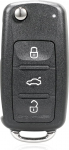 Unifizz VW Beetle Caddy Jetta 2011-2013 asenduskaugjuhtimispuldi korpus 3 nuppu must 5K0-837-202