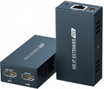 PWAYTEK HDMI Extender vastuv&otilde;tja &uuml;le IP, 150 m &uuml;lekanne Cat5e/Cat6/Cat7/Cat8 kaudu, Full HD 1080P@60Hz, kohalik loopout, 1-to-Many operatsioon Gigabit Switchi kaudu, viivituseta (sinine)