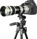 Lightdow 420-800mm f/8.3-16 Telephoto Lens for Canon EF Lens, Manual Telephoto Zoom Lens with T-Ring for Canon EOS Rebel SL2 SL1 T8i T7 T6 850D 800D 4000D 2000D 90D 80D 77D 70D 5D 6D DSLR