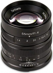 7artisans 55mm/F1.4 APS-C manuaalne fikseeritud objektiiv Sony E-mount kaameratele nagu Sony NEX-6R NEX-7 A3000 A5000 A5100 A6000 A6300 A6500 (must)