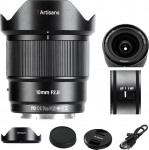 7artisans AF 10 mm F2.8 Monture E Autofookuskaamera objektiiv, 105.3&deg;, 232 g, APS-C AF/MF objektiiv fikseeritud &uuml;lisuure nurgaga Sony E Monture Alpha a7 a7II a7III a7R a7RII a7RIII a7RIV a7S a7SII jaoks.
