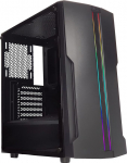 Xilence Xilent Blade X512.RGB Gaming PC korpus, RGB ATX Midi Tower, Hall/must, Xilence Xilent Blade X512.RGB Gaming PC korpus, RGB ATX Midi Tower, Hall/must