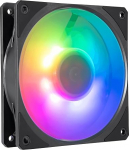 Cooler Master Mobius 120P ARGB korpuseventilaator - 120 mm ARGB ventilaator r&otilde;ngaste labade disainiga (PWM), &uuml;limalt vastupidav Loop Dynamic Bearing (max. 75,2 CFM, 3,63 mmH2O, 30 dBA), viilutatud Air Focus raam