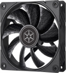 SilverStone Technology Shark Force 120 Performance Enhanced 120 mm PWM ventilaator Shark Skin mustriga ventilaatorilabadega, SST-SF120B, must