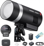 GODOX AD300Pro II AD300ProII 300W 2.4G TTL v&auml;lklamp, 1/8000 HSS, 0.01-1.5s ringlus, 14.4V / 2600mAh aku, 350 t&auml;isj&otilde;ulist v&auml;lku, 12W bi-v&auml;rviline modelleerimislamp (AD300Pro uuendatud versioon)