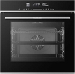 GASLAND ES616321TSH Sisseehitatud k&uuml;psetusahi 74L, T&auml;ispuutetundlik LED-ekraan, Kiirkuumutus, &Otilde;hus praadimine, veeaurupuhastus, Easy-Care tagapaneel, Pehme avamine ja sulgemine, Teleskoopiline pikendus, Roostevaba teras.