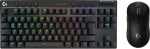 Logitech G PRO X SUPERLIGHT 2 LIGHTSPEED traadita m&auml;nguhiir, USB-C laadimine, PC ja Mac + PRO X TKL LIGHTSPEED traadita m&auml;nguklaviatuur, ilma numbrilise klaviatuurita, PBT klaviatuurid (saksa QWERTZ), must
