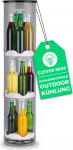 EASYmaxx 07787 Pudelik&uuml;lmik v&auml;ljas sisset&otilde;mmatav maapealne joogik&uuml;lmik telkimiseks, rannale, festivalidele