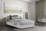 Talamo Italia - Nicole Kaheinimesevoodi, 100% Made in Italy, eesmine avaus, sobib madratsile 120 x 190 cm, valge v&auml;rviga.