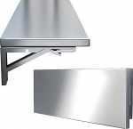 201 Roostevabast terasest kaasaegne kokkupandav seinalaud, k&ouml;&ouml;gilaud, k&ouml;&ouml;ki, pesuruumi, restorani (110 x 35 cm)