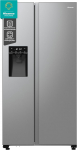 Hisense RS5P535NTCE Side-By-Side Fridge-Freezer, 376 Litre Fridge Compartment, 190 Litre Freezer, Total NoFrost, Multi AirFlow, FastFreeze, Energy Efficiency Class E, 178.6 cm x 91.5 cm, inox